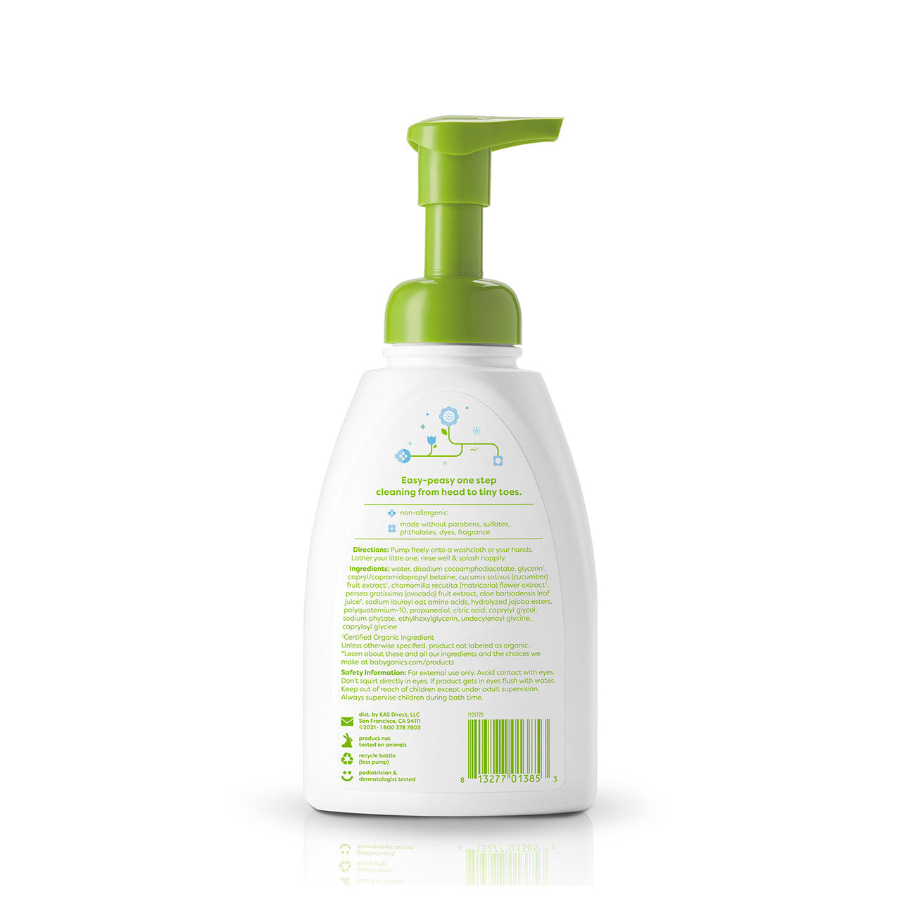 Babyganics Baby Shampoo & Body Wash 473ml