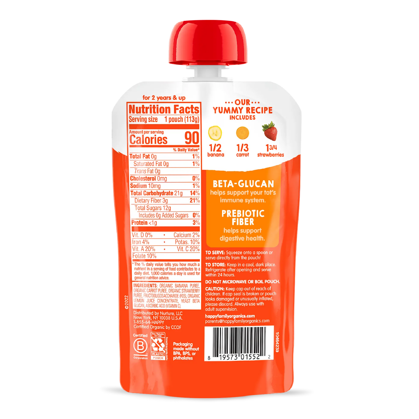 Happy Baby Organics Happy Tot Super Bellies Pouch