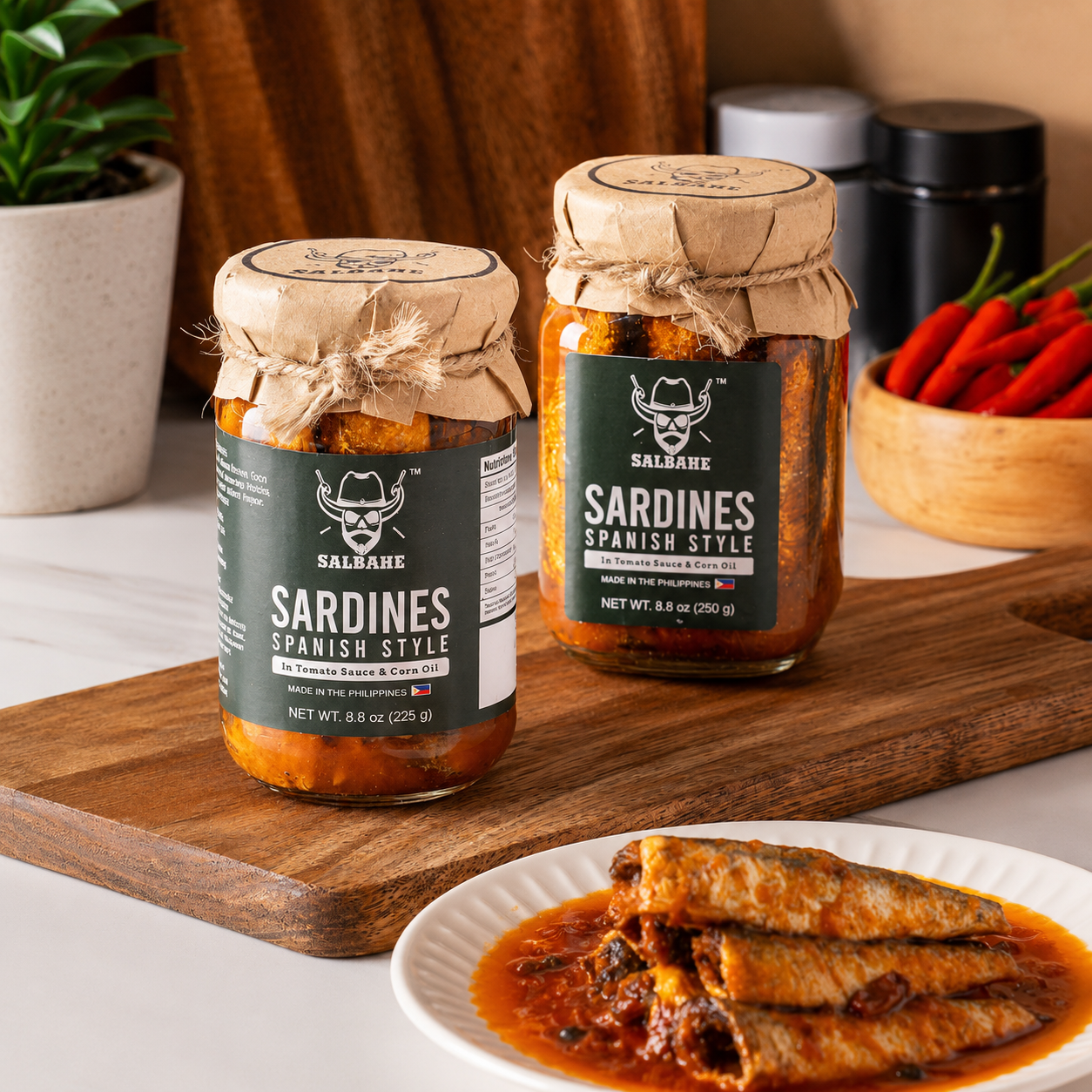 Salbahe Sardines Spanish Tomato Sauce 225g