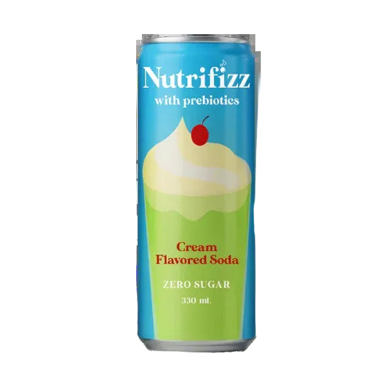 Nutrifizz w/ Prebiotics Zero Sugar Cream Soda 330ml