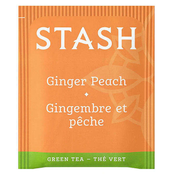 Stash Ginger Peach Green Tea & Matcha, 18 Tea Bags