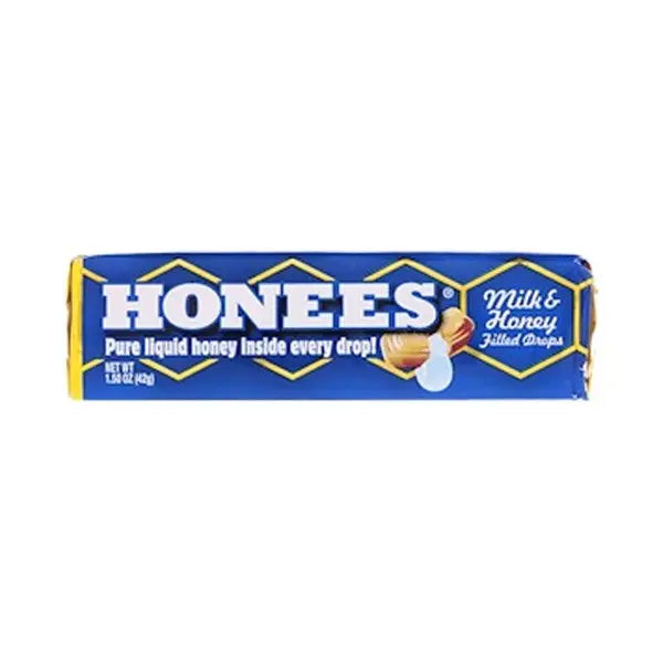 Honees, Milk & Honey FIlled Drops 42g