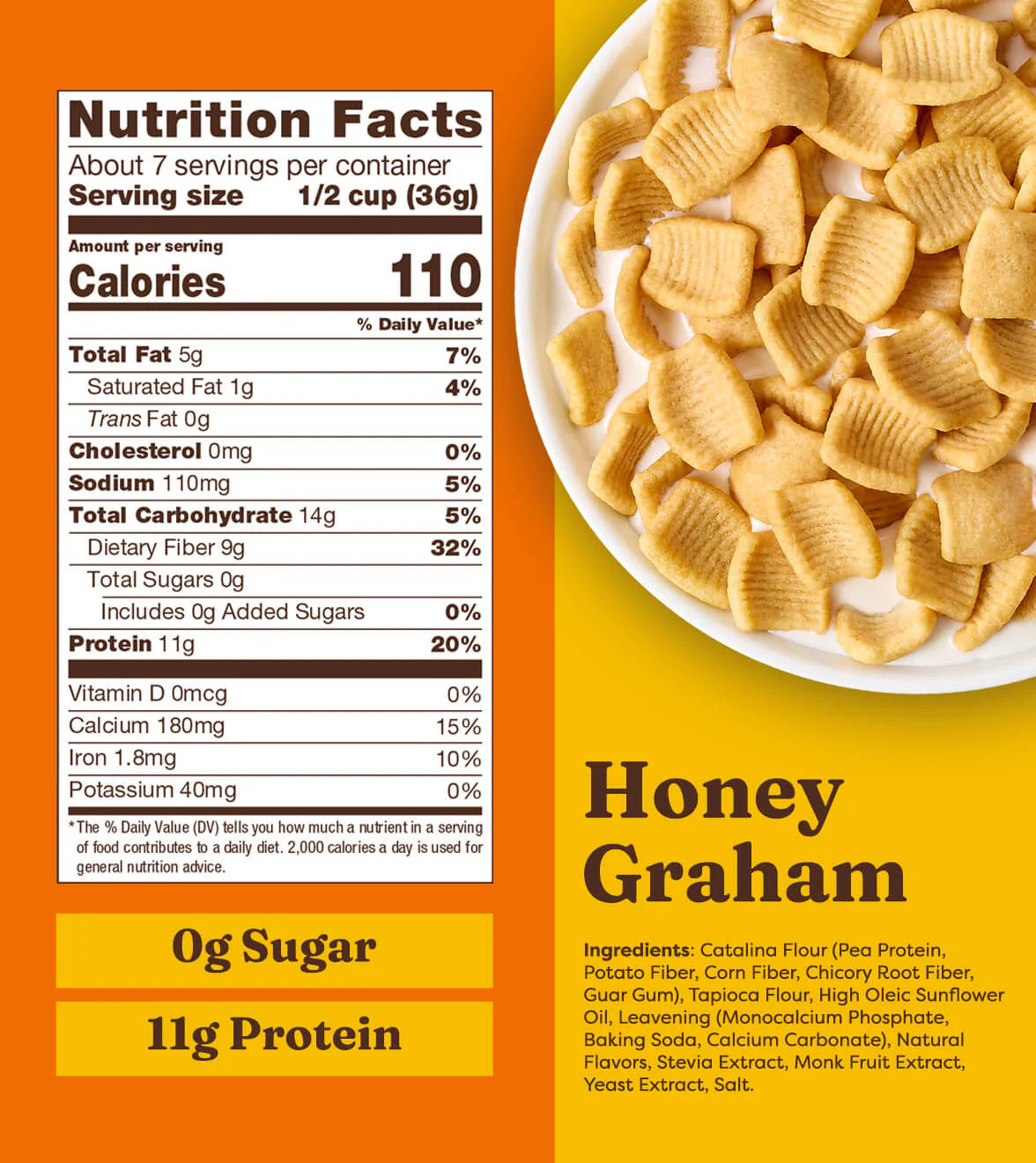 Catalina Crunch Honey Graham Protein Cereal 255g