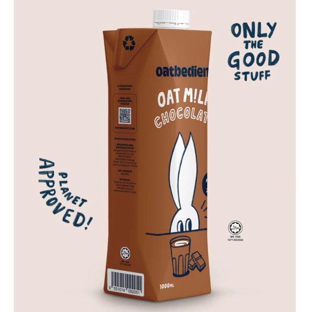 Oatbedient Oat Milk Chocolate 1L