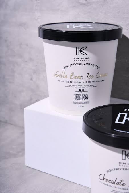 Kim King’s High Protein & Sugar Free Vanilla Bean Pint Ice Cream