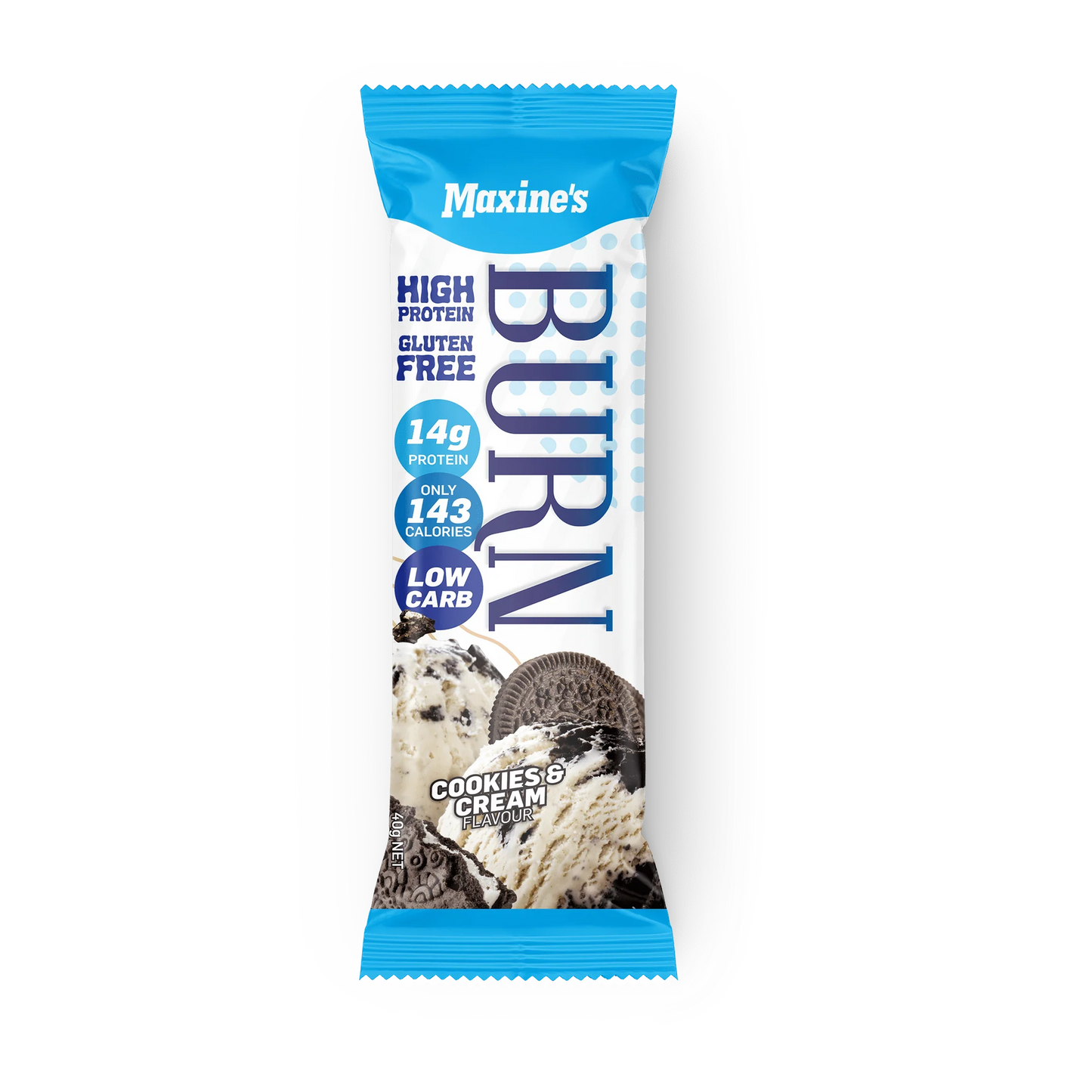 Maxine’s Burn High Protein Bar 40g