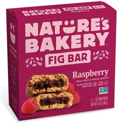 Nature’s Bakery Fig Bar, Raspberry 340g