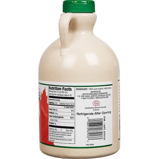 Kirkland Signature Maple Syrup 1L