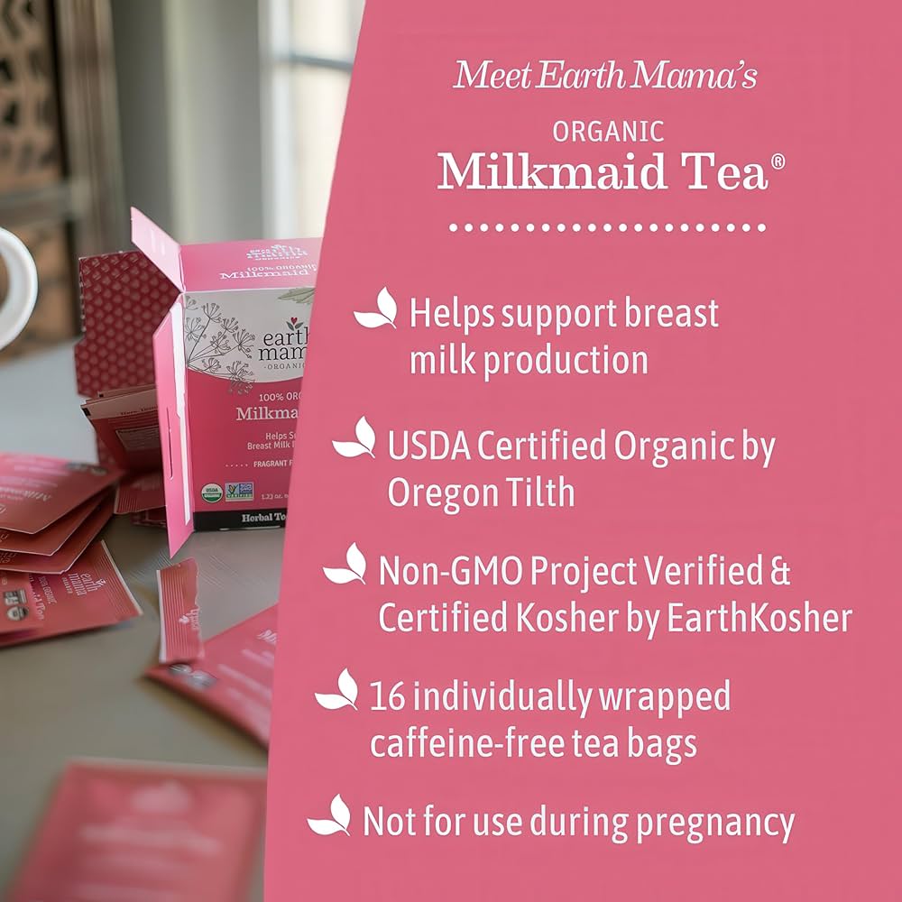 Earth Mama Organic Milkmaid Tea, 16 Tea Bags
