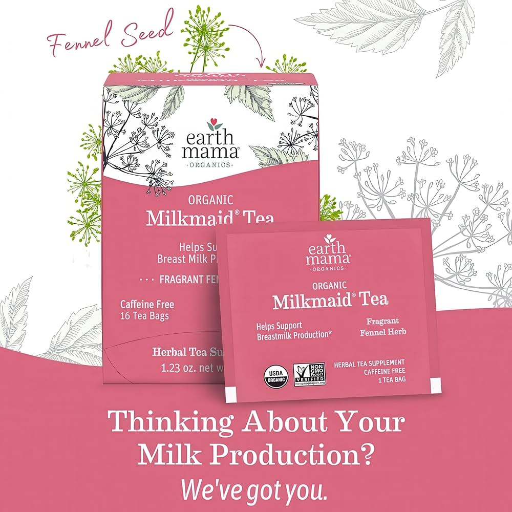 Earth Mama Organic Milkmaid Tea, 16 Tea Bags