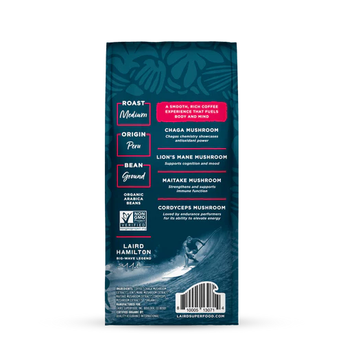Laird Superfood Perform Functional Mushroom Coffee, Medium Roast 340g