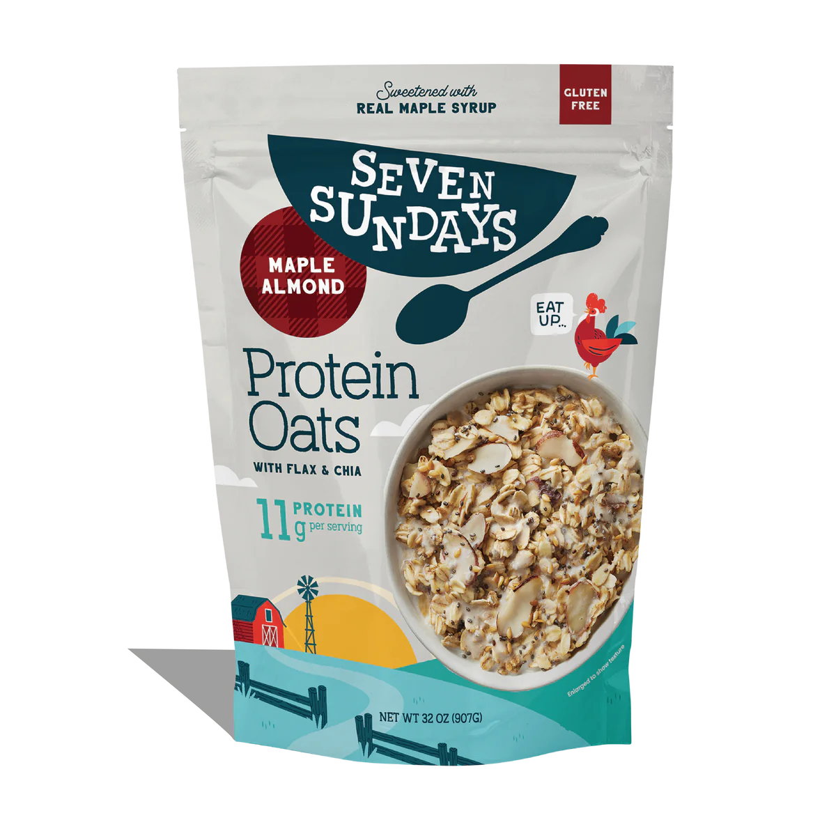 Seven Sundays Maple Almond Protein Oats 454g