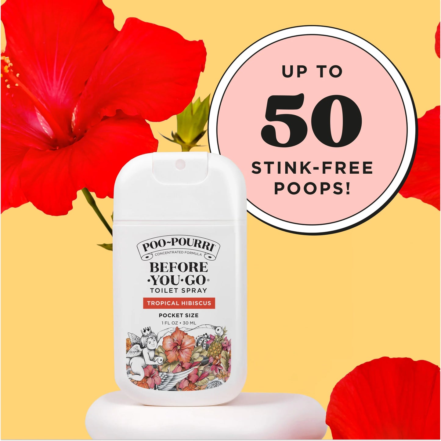 Poo-Pourri Tropical Hibiscus Toilet Spray 30ml
