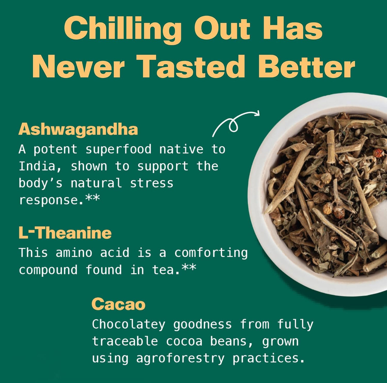 Kuli Kuli Ashwagandha & L-Theanine Superfood Gummies