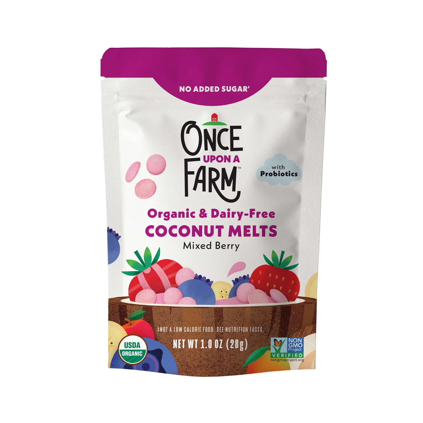 Once Upon A Farm Organic & Dairy-Free Coconut Melts 28g
