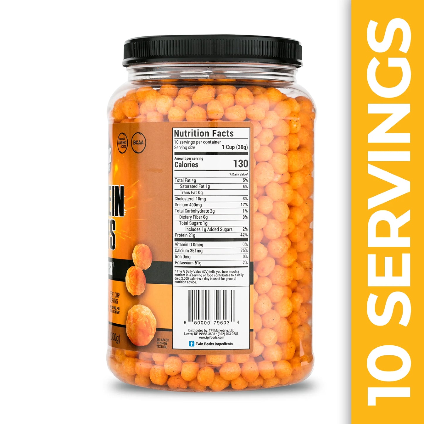 Twin Peaks Nacho Cheese Protein Puffs 300g