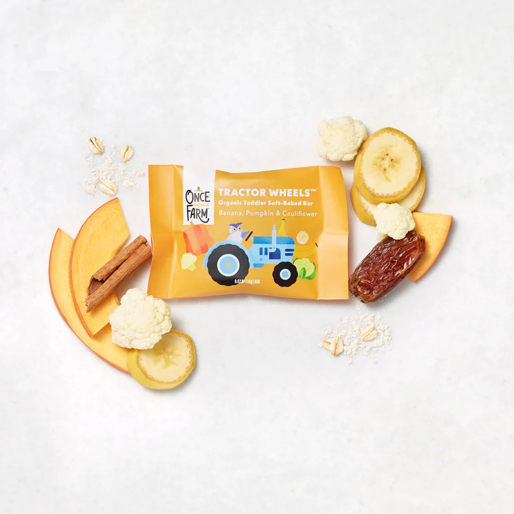 Once Upon A Farm Tractor Wheels Organic Soft-Baked Bar 95g