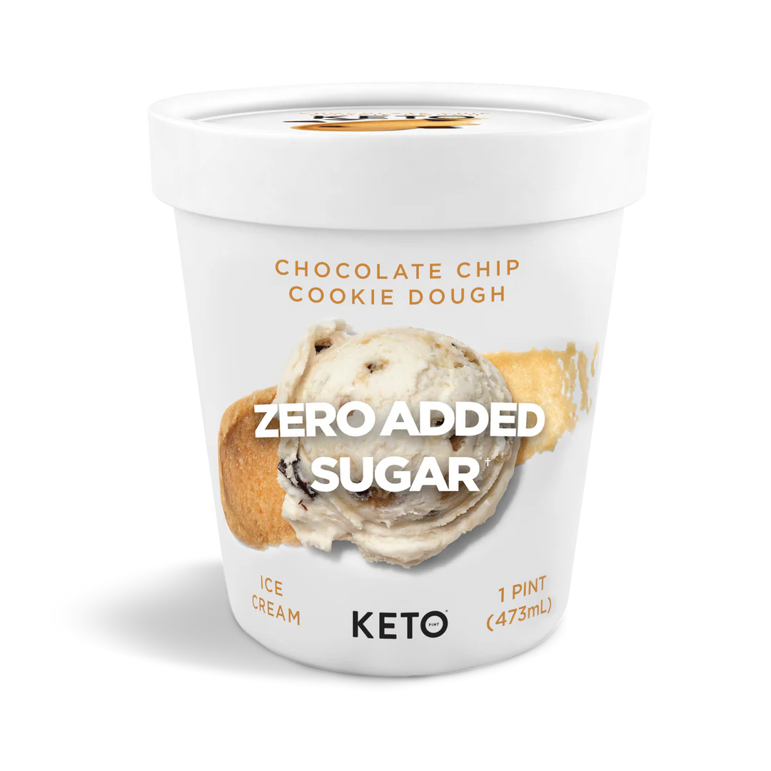 Keto Pint Choco Chip Cookie Dough Keto Ice Cream 473ml