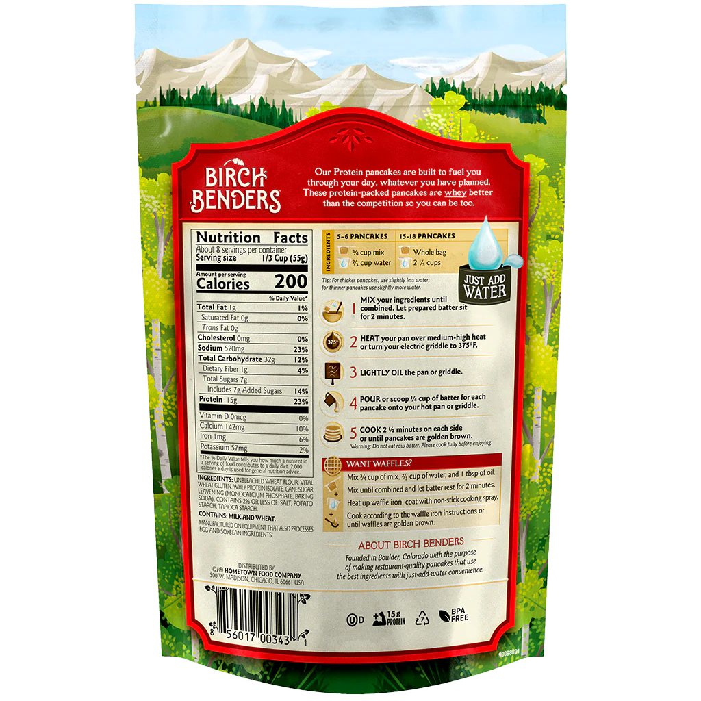 Birch Benders Complete Protein Pancake & Waffle Mix 454g
