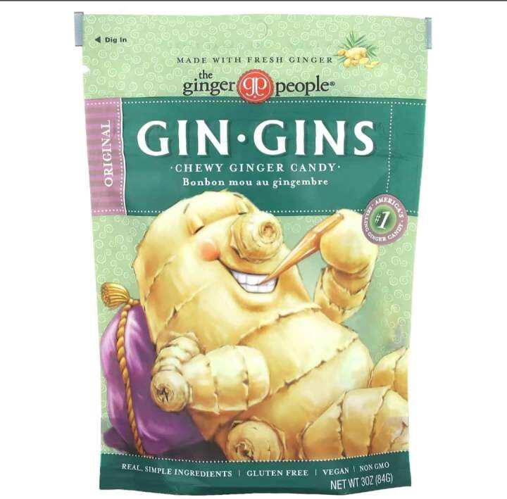 Gin Gin Original Ginger Chews 84g