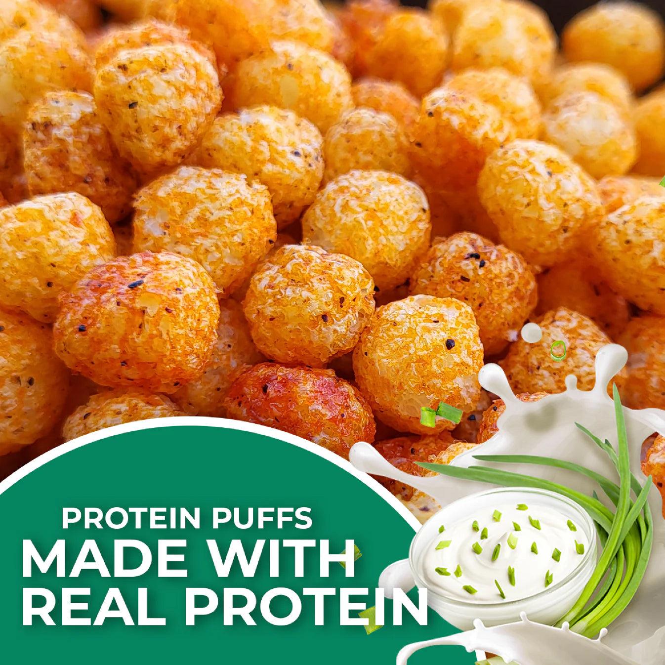 Twin Peaks Sour Cream Protein Puffs 300g
