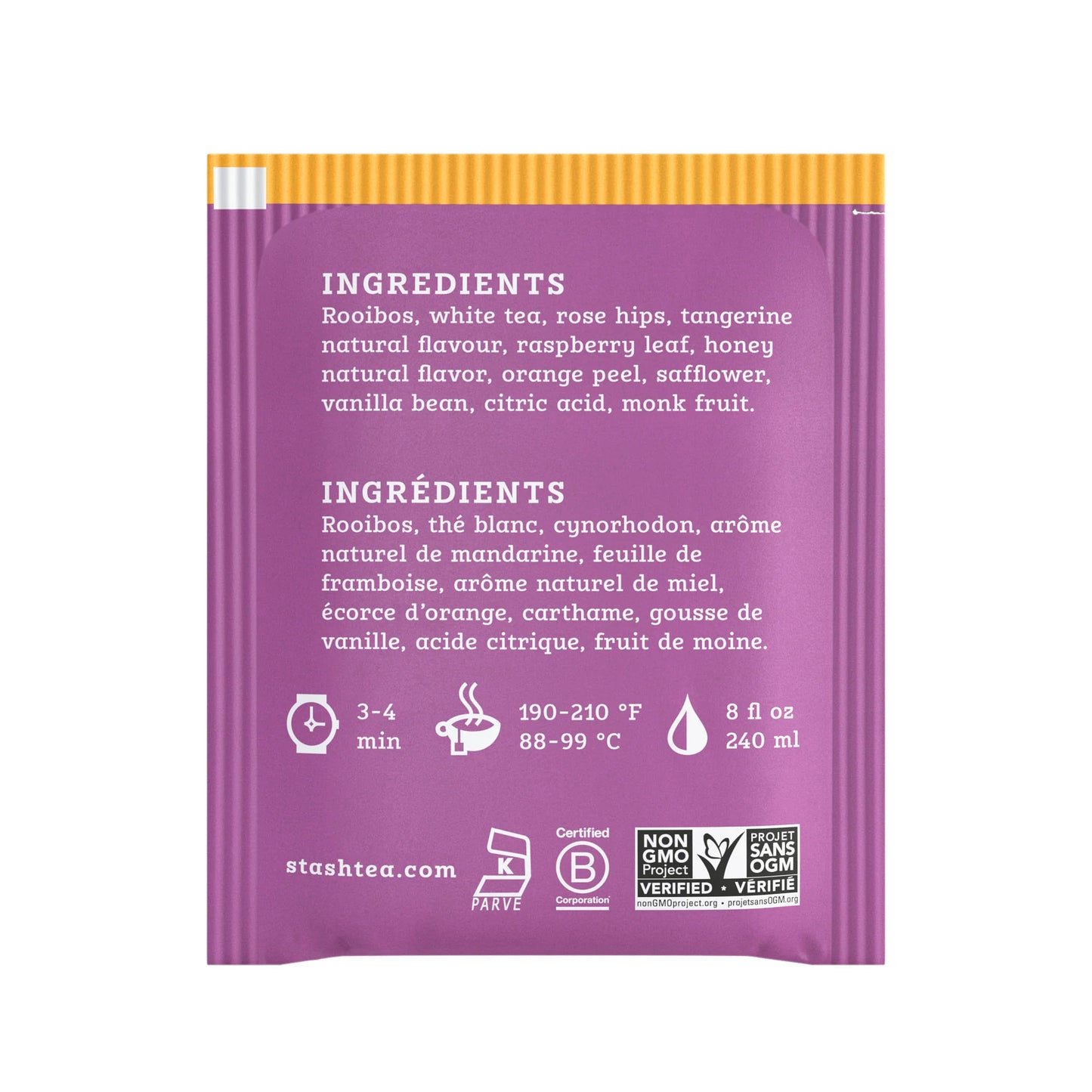 Stash Tangerine Honey Daydream White Tea, 18 Tea Bags