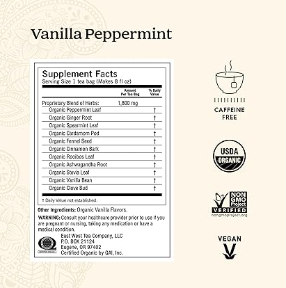 Yogi Vanilla Peppermint, 16 Tea Bags