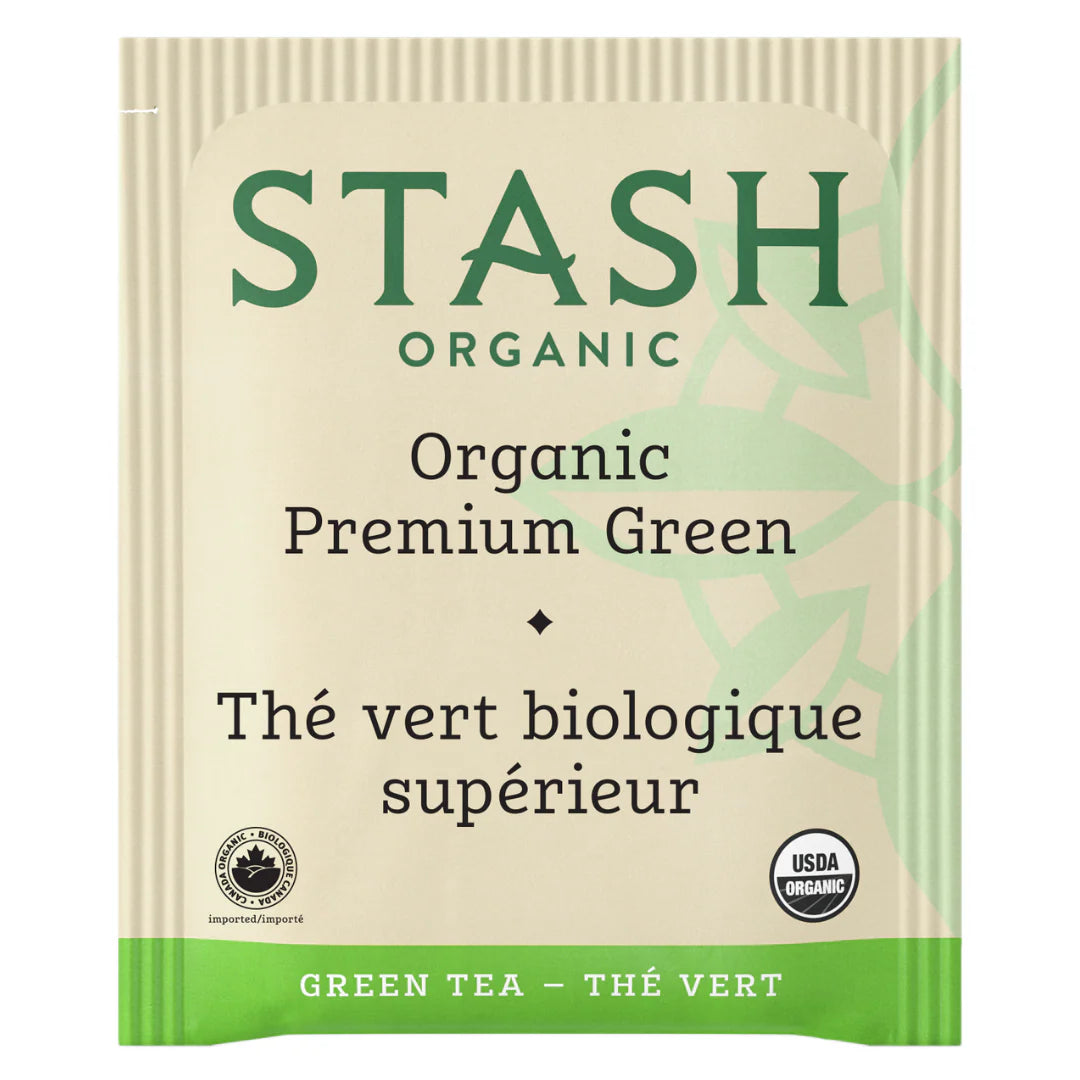 Stash Organic Premium Green Tea, 16 Bags