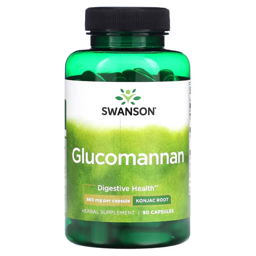 Swanson Vitamins Glucomannan 665mg, 90 Capsules