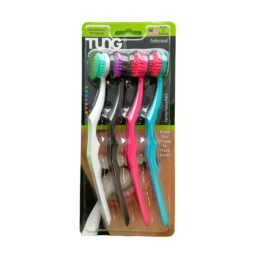 Tung Brush 4 Pack Tongue Cleaner
