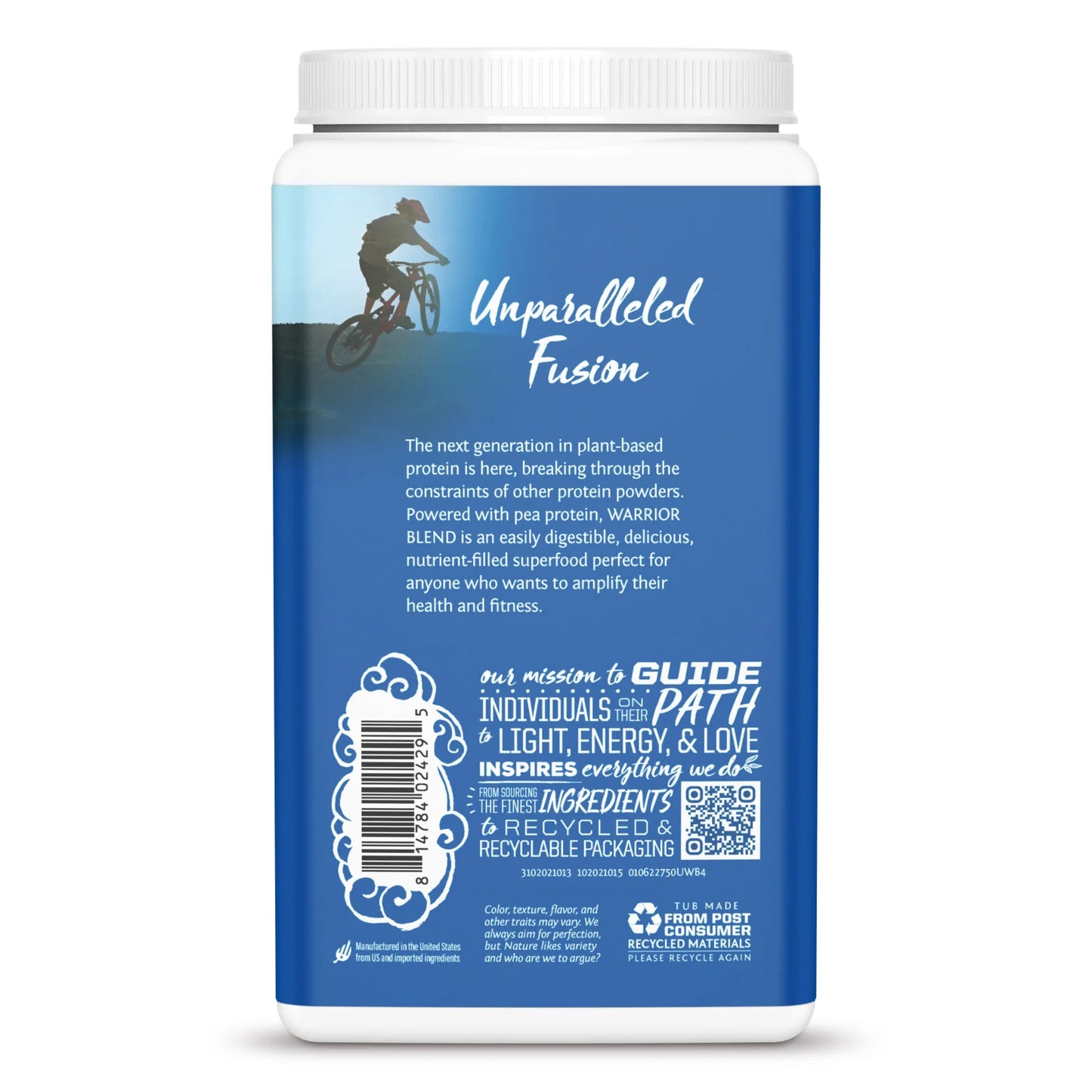Sunwarrior Unflavored Warrior Blend Protein 750g
