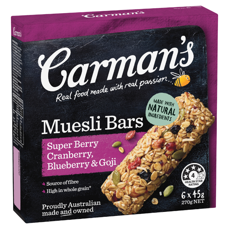 Carman's Super Berry Muesli Bar
