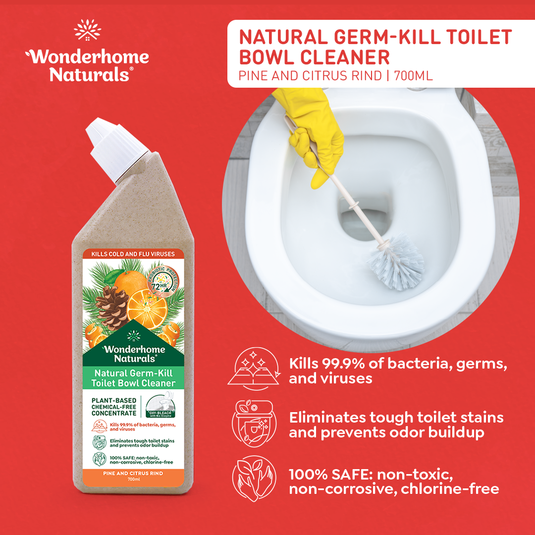 Wonderhome Naturals Toilet Bowl Cleaner Pine & Citrus Rind 700ml