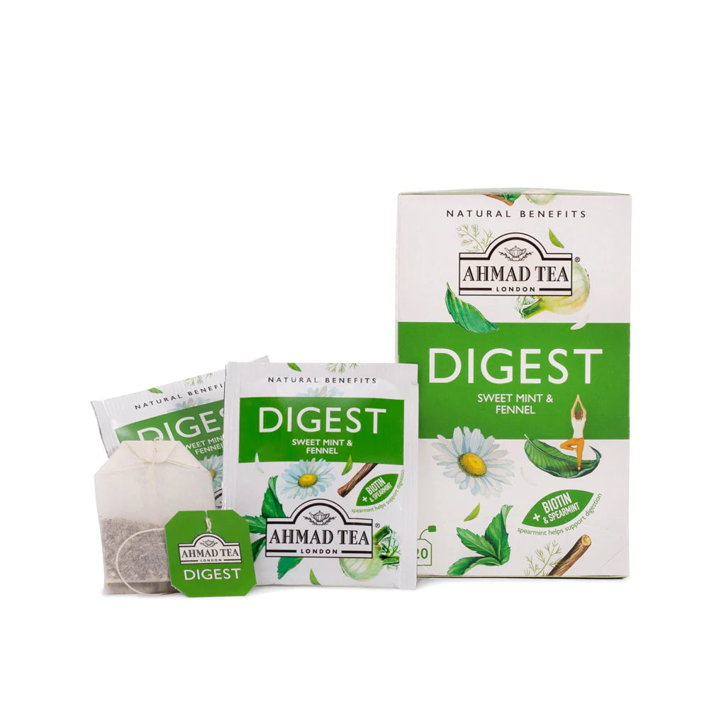 Ahmad Tea “Digest” Sweet Mint & Fennel, 20 Tea Bags