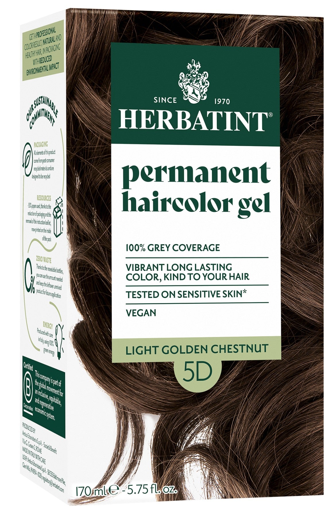 Herbatint Permanent Hair Color Gel 170ml