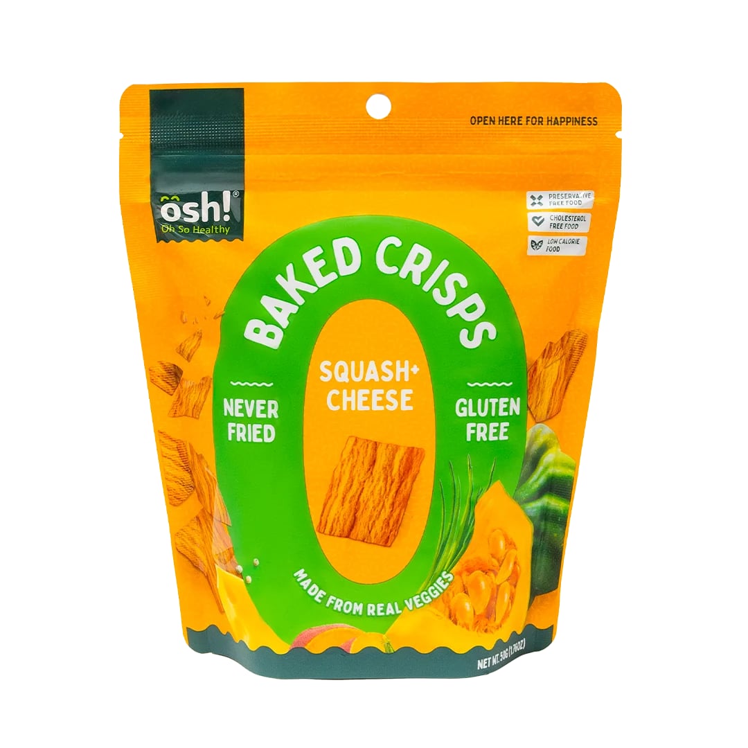 Oh So Healthy Baked Veggie Crisps Snacks 50g