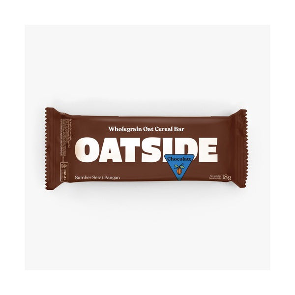 Oatside Chocolate Wholegrain Oat Cereal Bar 18g