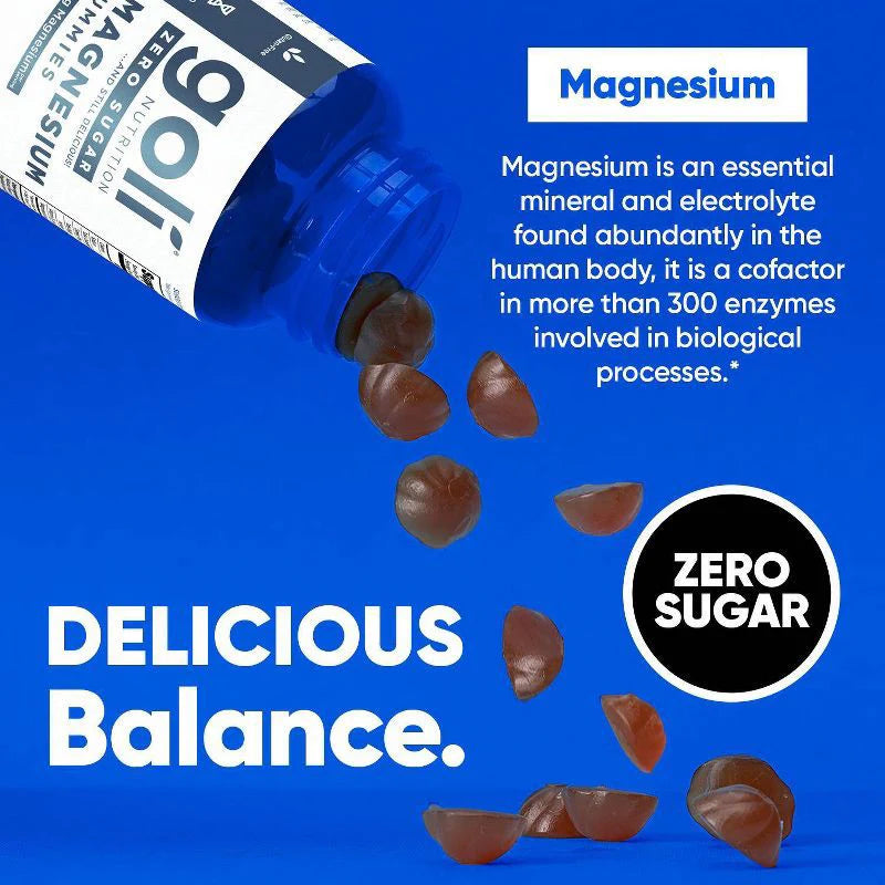 Goli Nutrition Magnesium Zero Sugar, 60 Gummies