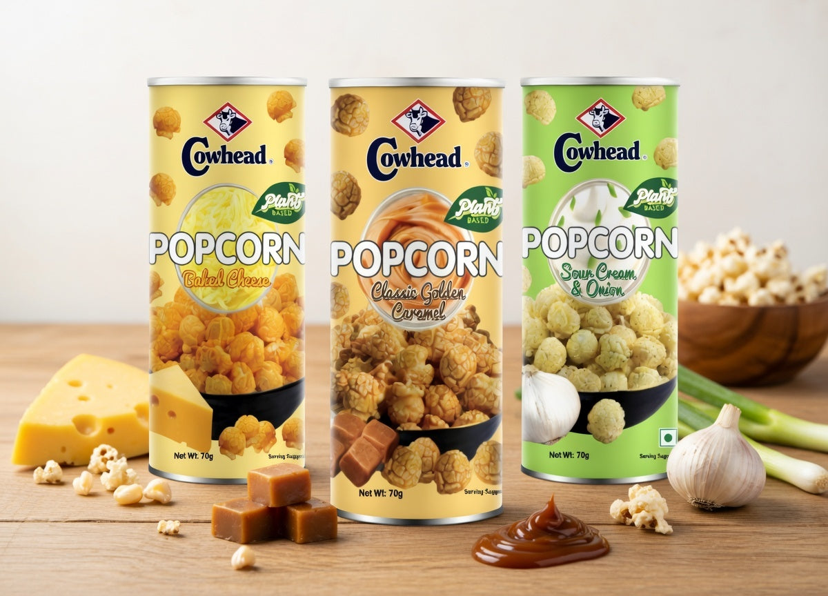 Cowhead Plant Based Popcorn 70g