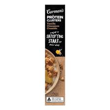 Carman's Vanilla Cinnamon Crumble Protein Clusters 452g