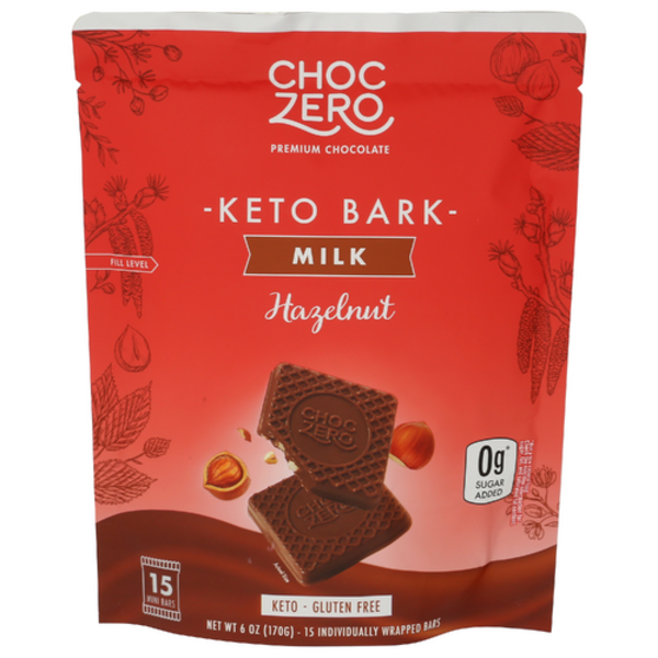 ChocZero Keto Bark 170g, 15 Mini Bars