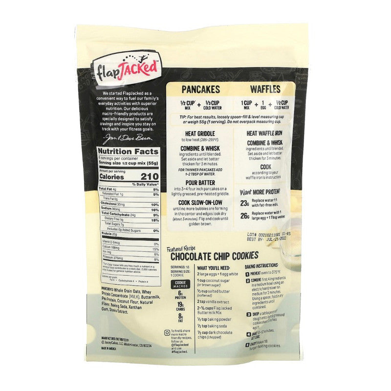 Flapjacked Buttermilk Protein Pancake & Baking Mix 340g