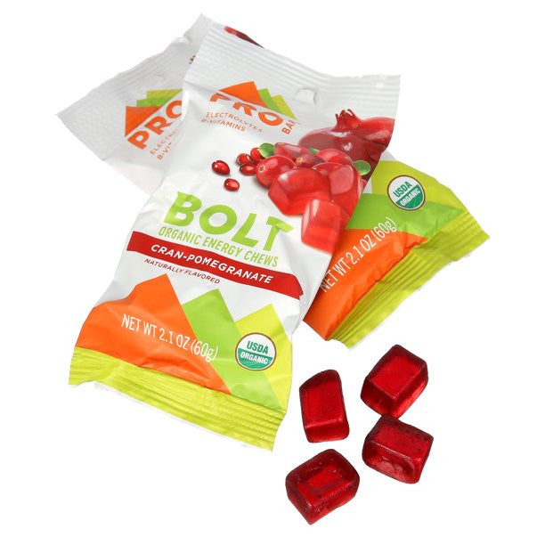Pro Bar Organic Raspberry Bolt Energy Chews 60g, 1 Sachet