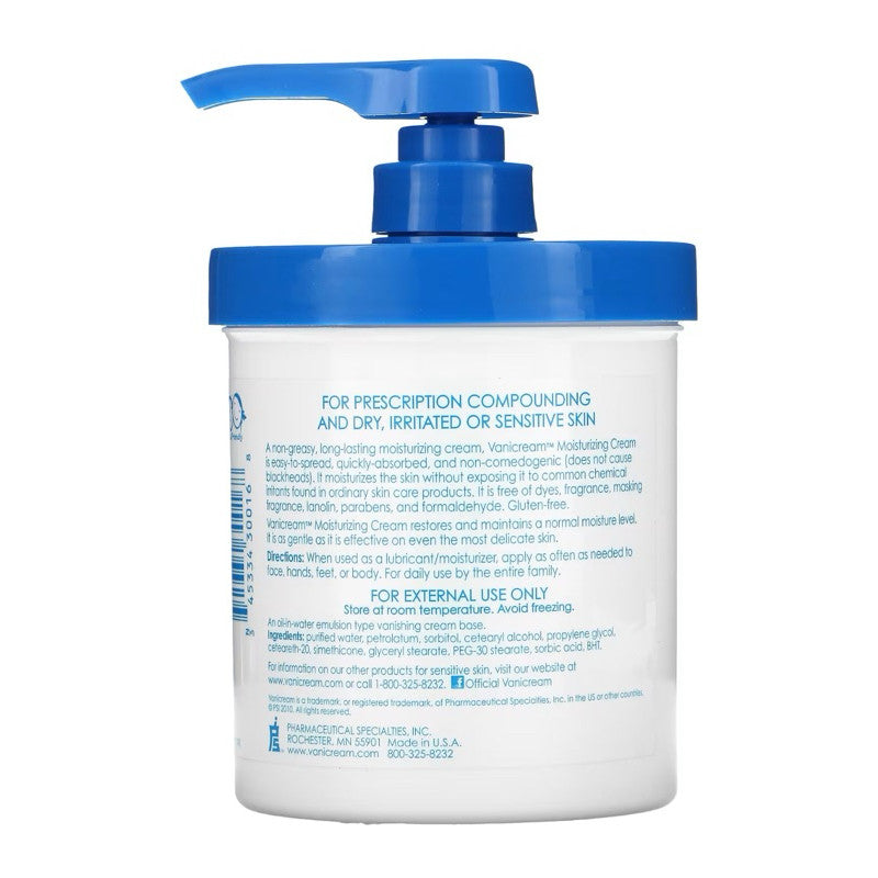 Vanicream Moisturizing Cream for Sensitive Skin