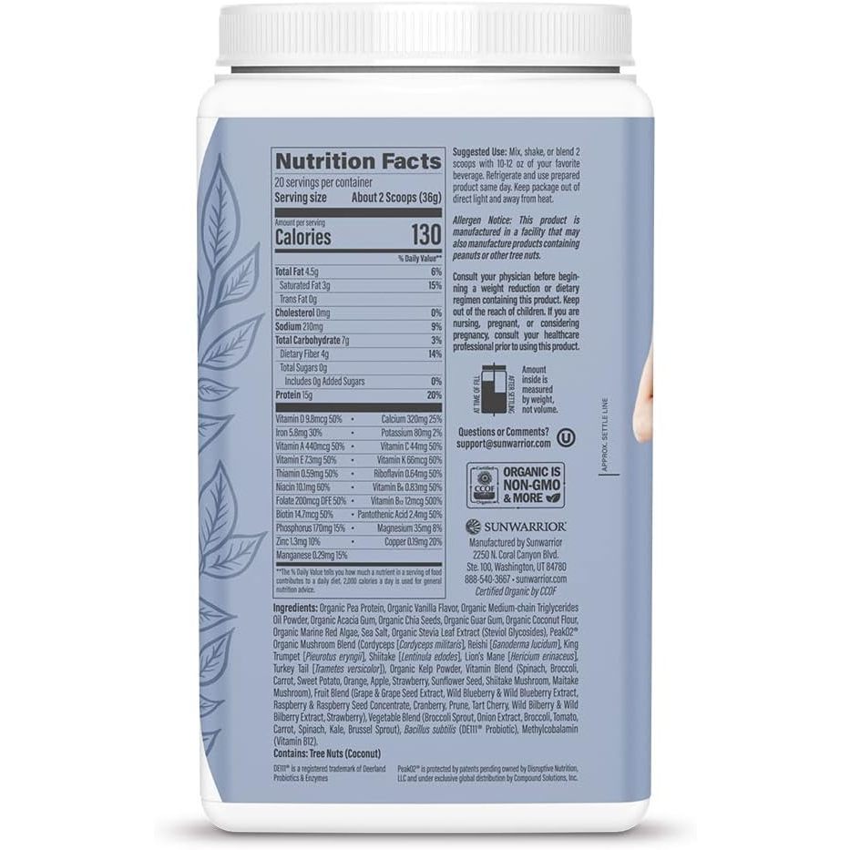 Sunwarrior Shape Lean Superfood Shake 720g