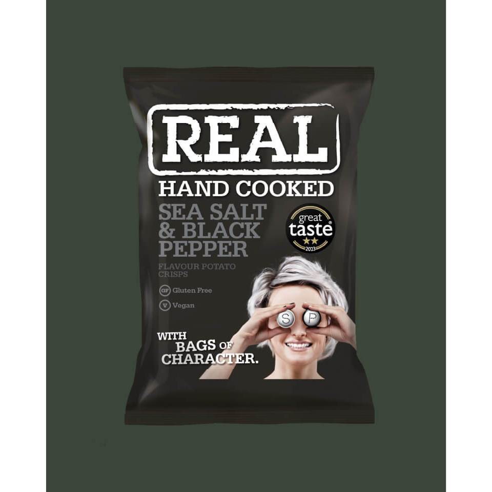 Real Hand Cooked Potato Crisps 150g