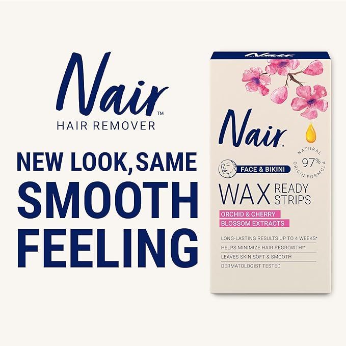 Nair Wax Ready Strips, 40 Count