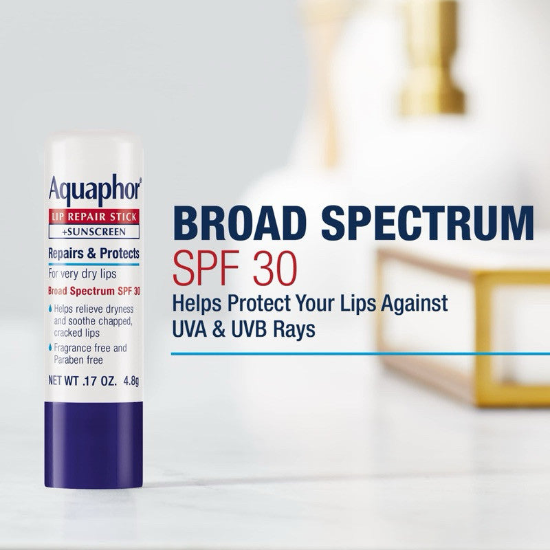 Aquaphor Lip Repair Stick + Sunscreen