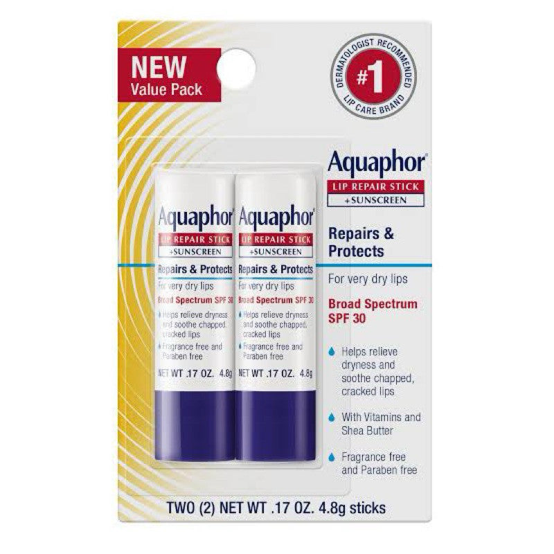 Aquaphor Lip Repair Stick + Sunscreen