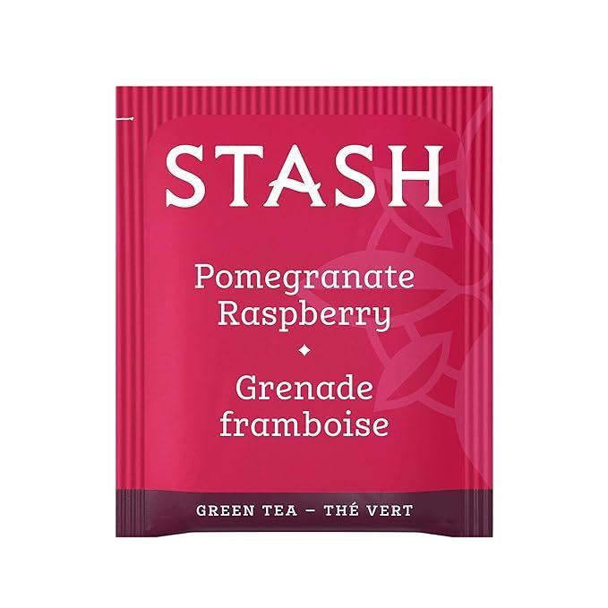 Stash Pomegranate Raspberry Green Tea & Matcha, 18 Tea Bags